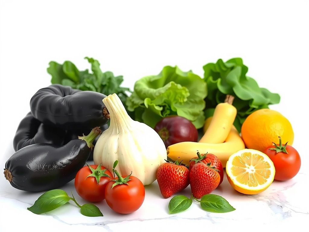 Composition d'aliments sains de saison